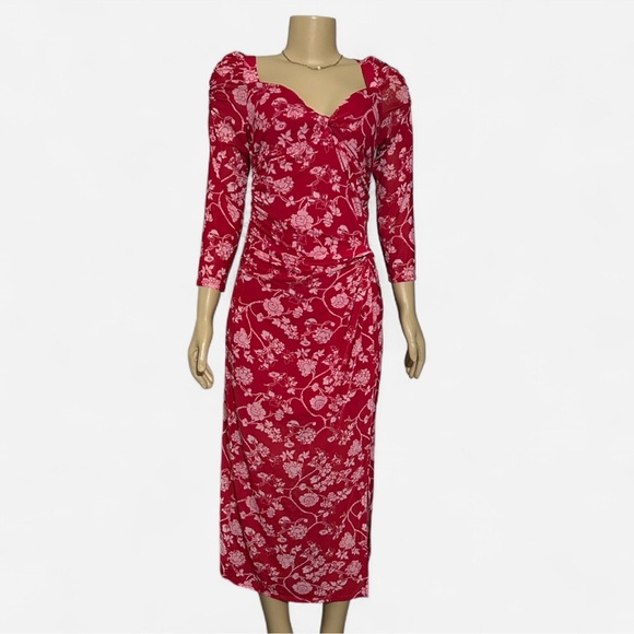 House of Harlow 1960 Deep Pink Dress - Picture 3 of 6